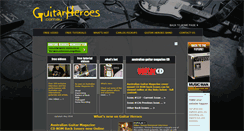 Desktop Screenshot of guitarheroes.com.au
